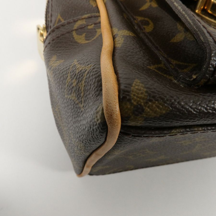 LOUIS VUITTON Monogram Manhattan PM手挽袋-12