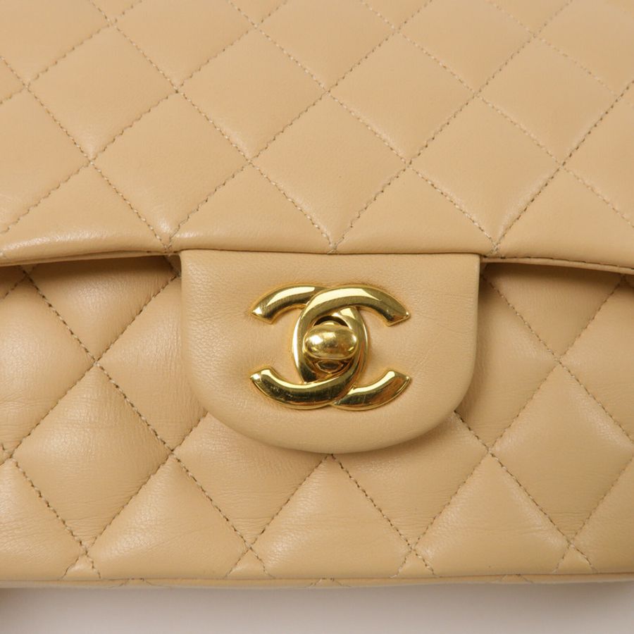 CHANEL Classic 25銀扣鏈帶肩背袋-7