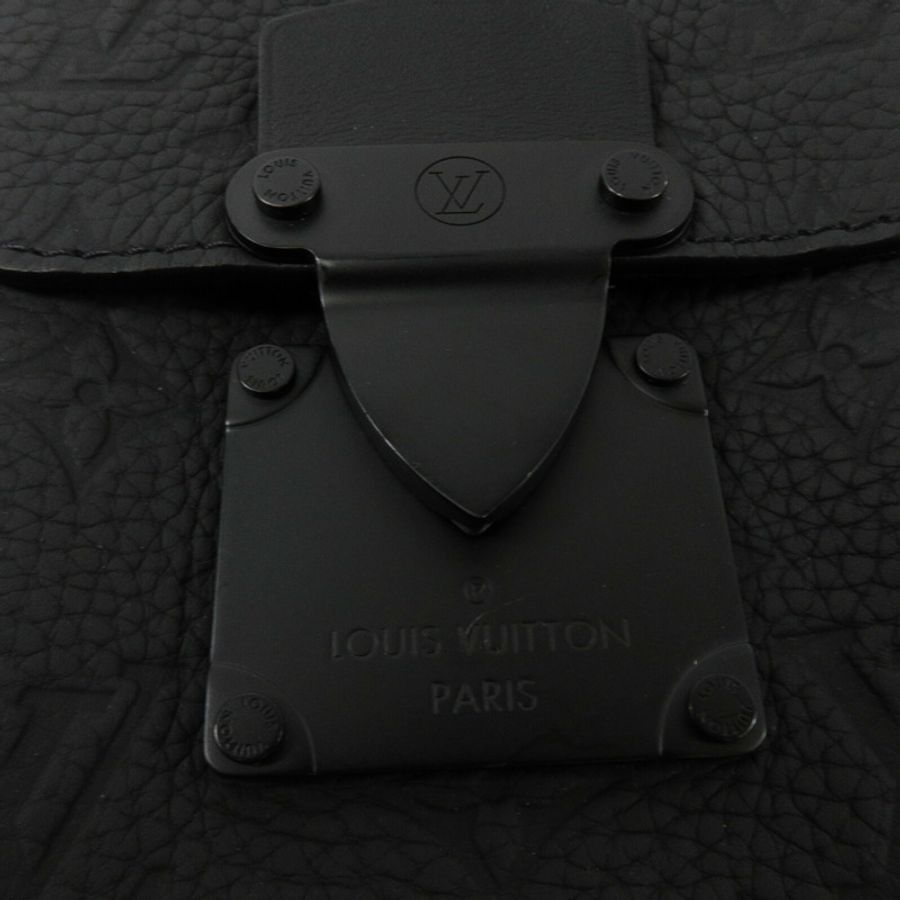 LOUIS VUITTON Monogram Taurillon S-Lock肩背袋-6
