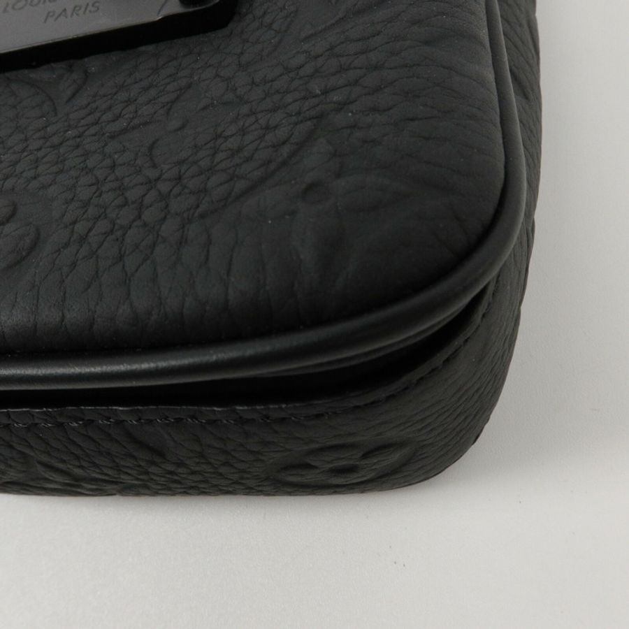 LOUIS VUITTON Monogram Taurillon S-Lock肩背袋-9