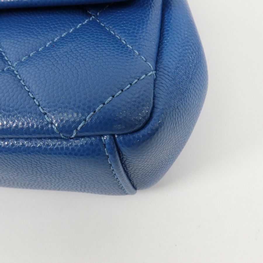 CHANEL 牛皮皮革Small Flap Bag鏈帶肩背袋-12