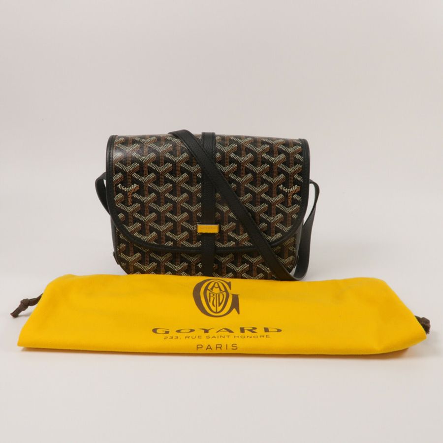 GOYARD 塗層帆布Belvedere PM肩背袋-9
