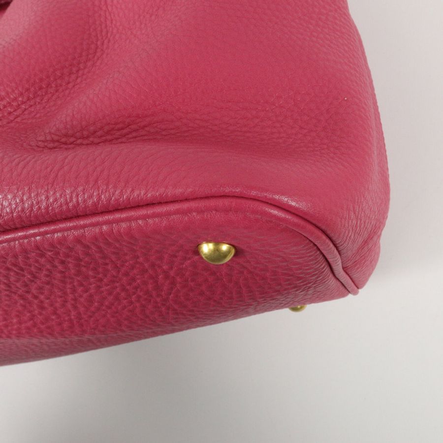 Miu Miu 牛皮皮革Madras 2 Way Shoulder Bay手挽肩背兩用袋-10