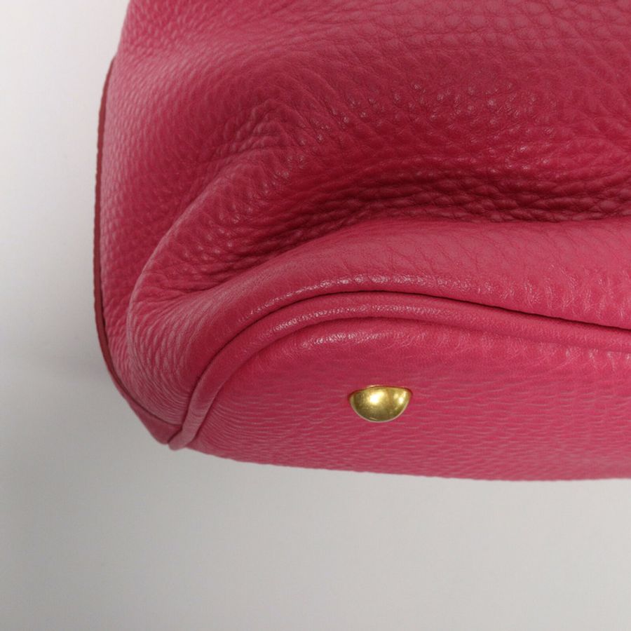 Miu Miu 牛皮皮革Madras 2 Way Shoulder Bay手挽肩背兩用袋-11