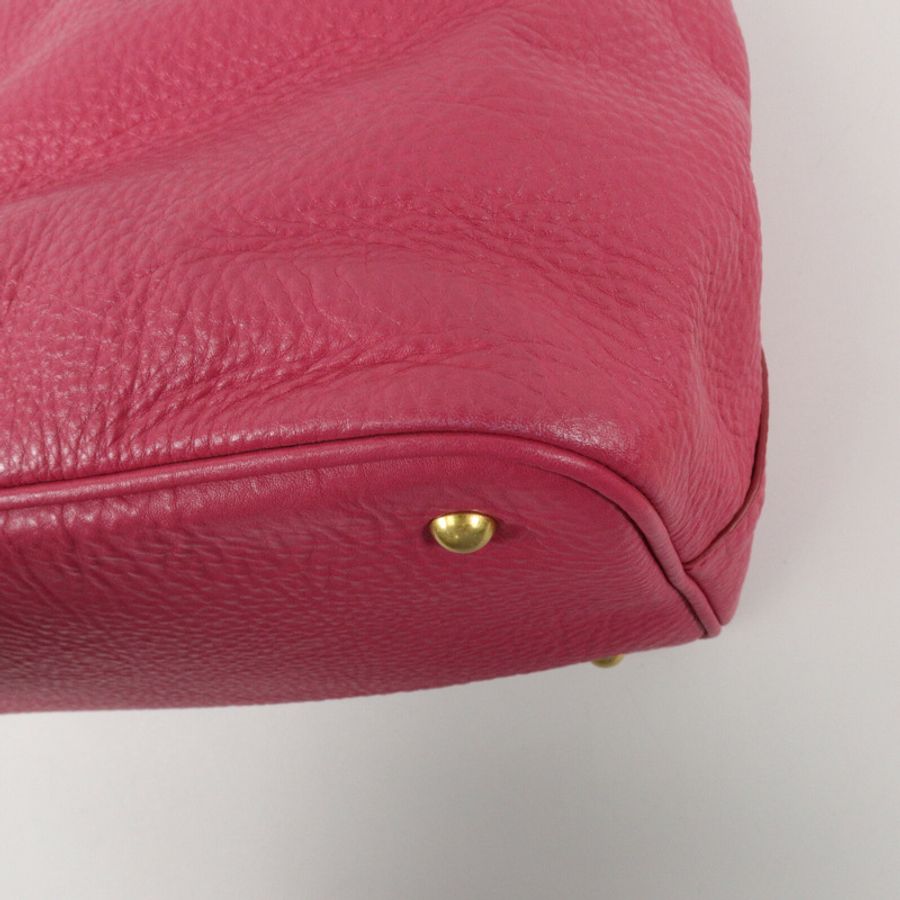 Miu Miu 牛皮皮革Madras 2 Way Shoulder Bay手挽肩背兩用袋-12
