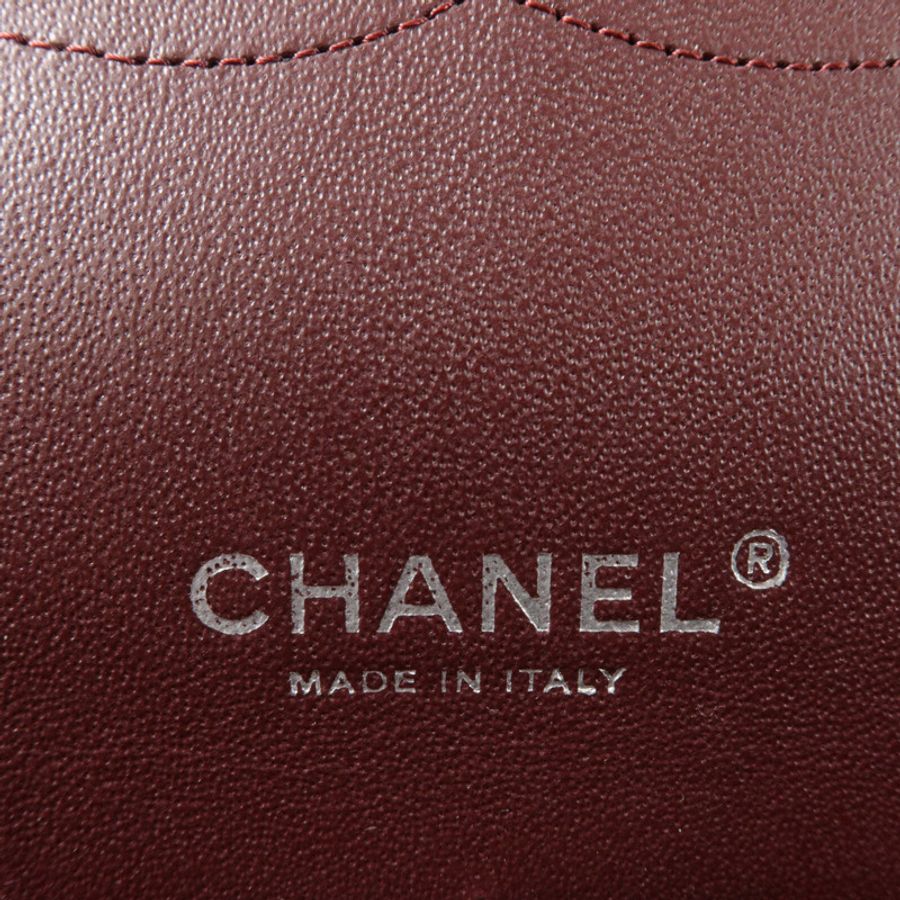 CHANEL 牛皮皮革Maxi Classic鏈帶肩背袋-5
