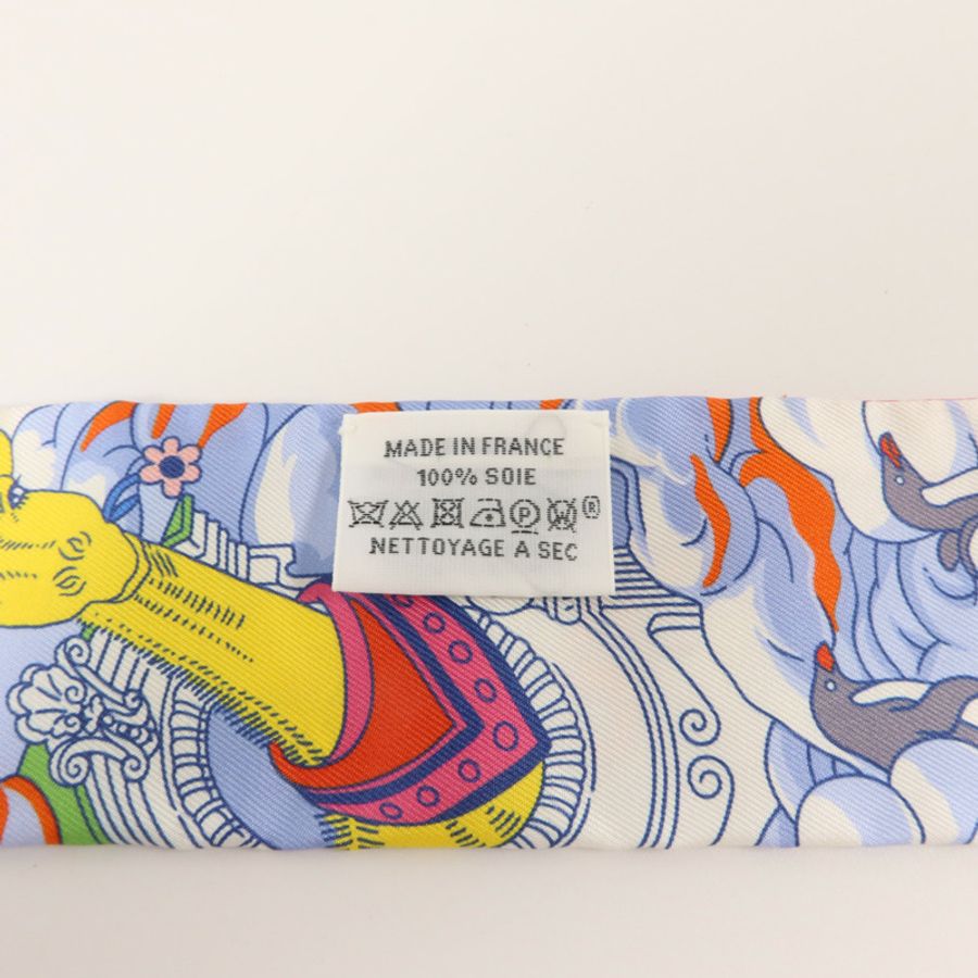 HERMES 絲質Twilly絲巾-6