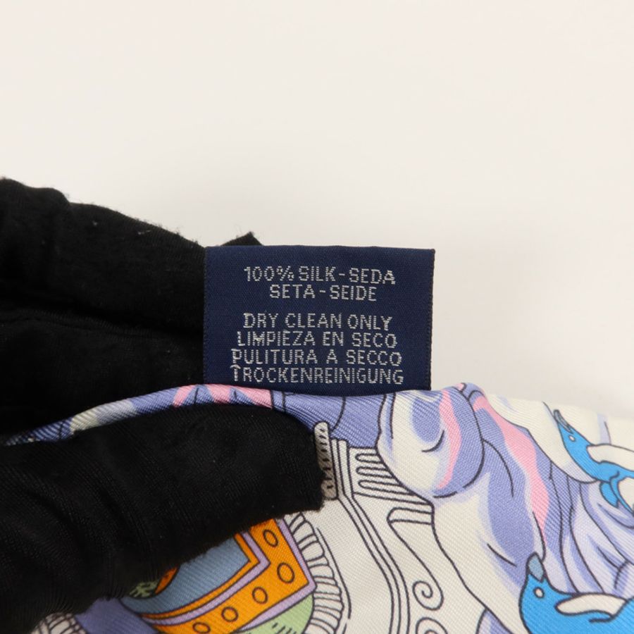 HERMES 絲質Twilly絲巾-7