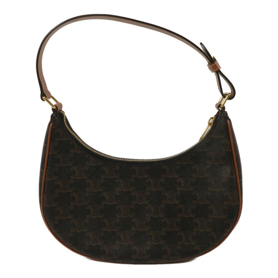 CELINE 塗層帆布Ava Medium Triomphe肩背袋-2