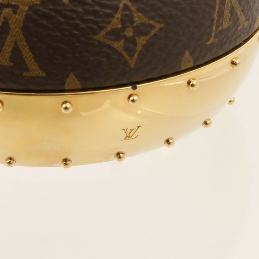 LOUIS VUITTON 金屬/Monogram Wild LV Cuff M手鐲-6