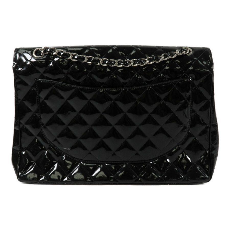 CHANEL 漆皮皮革Chain Shoulder鏈帶肩背袋-1