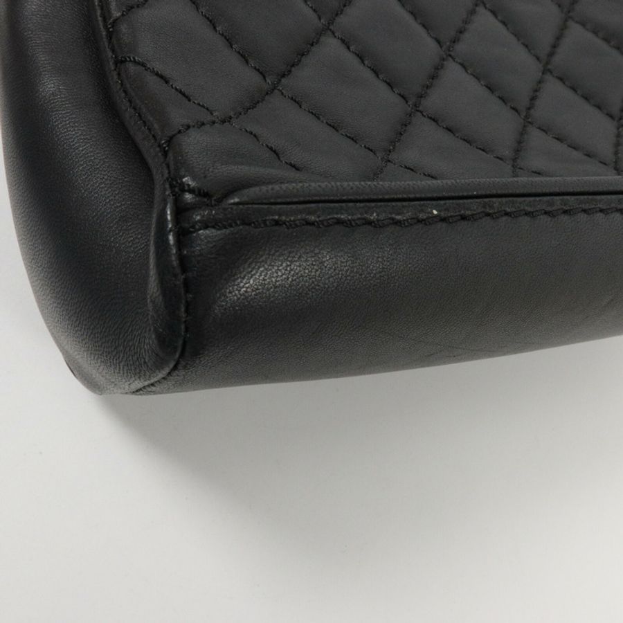 CHANEL 羊皮皮革Chain Shoulder鏈帶肩背袋-12