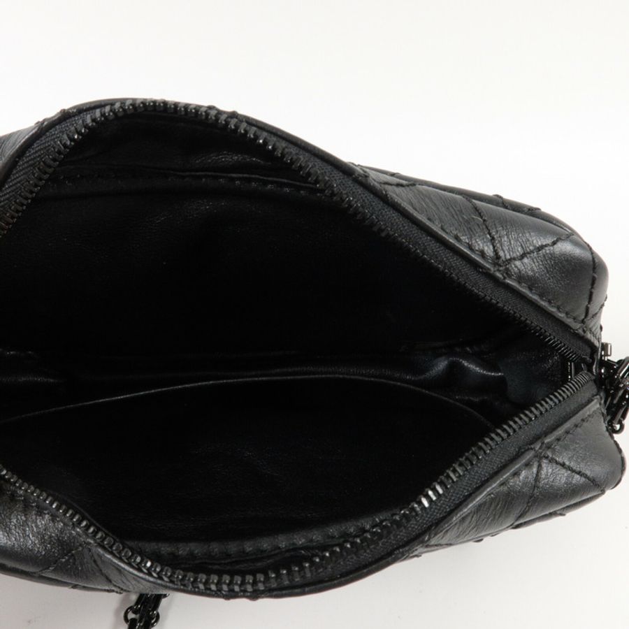 CHANEL 羊皮皮革2.55 Camera Bag鏈帶肩背袋-4