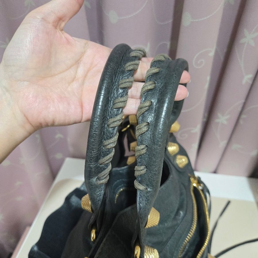 Balenciaga 巴黎世家 Velo 鴨綠色 大金釦 肩背 手提 斜揹包-0