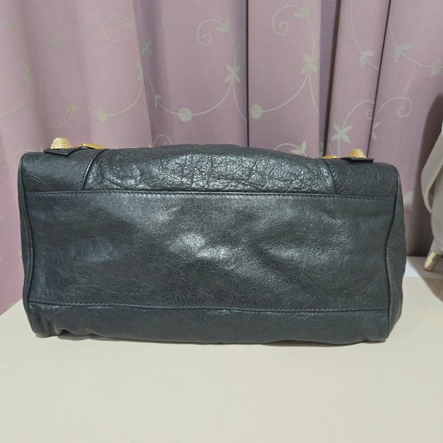 Balenciaga 巴黎世家 Velo 鴨綠色 大金釦 肩背 手提 斜揹包-7