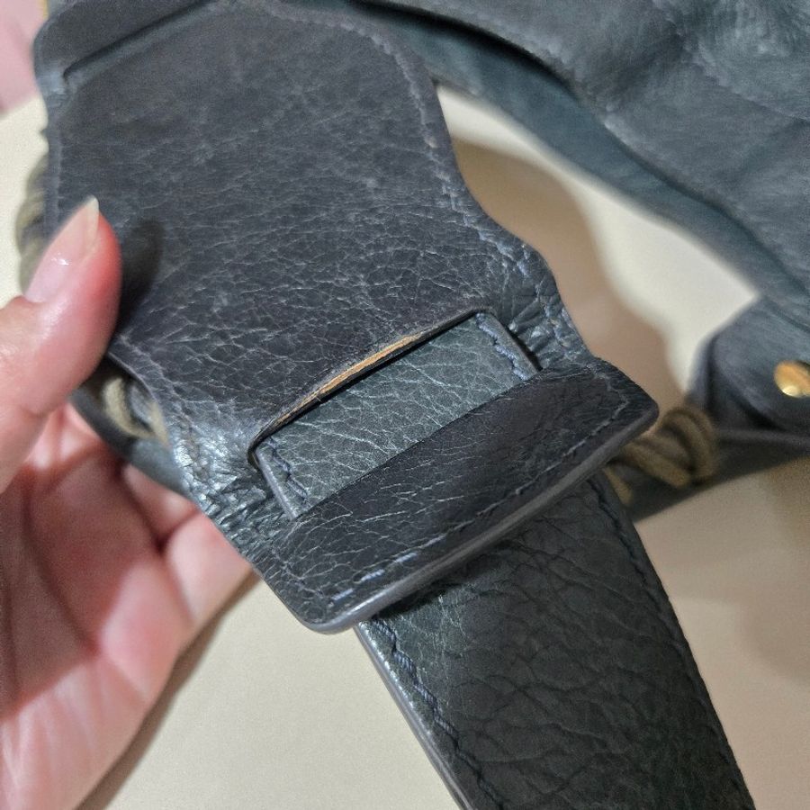 Balenciaga 巴黎世家 Velo 鴨綠色 大金釦 肩背 手提 斜揹包-24