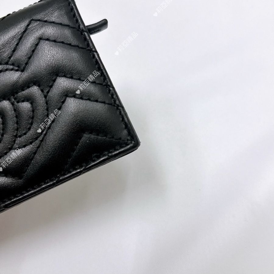 莉亞精品♡ Gucci 466492 馬夢對開短夾 二手美包-7