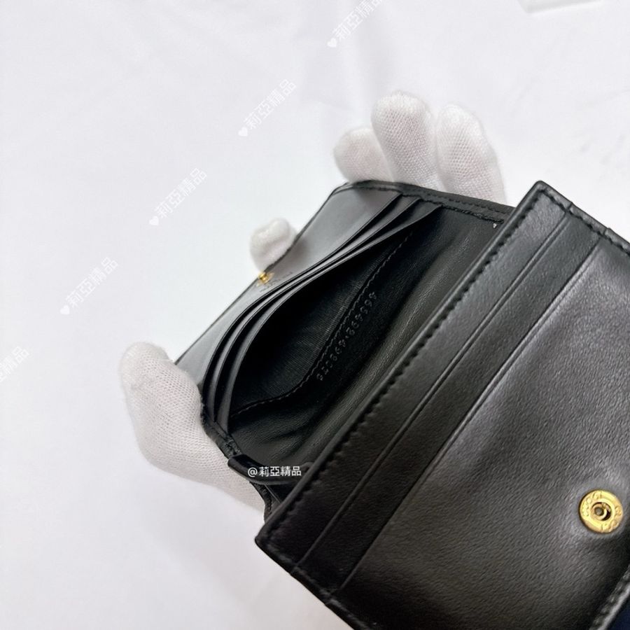 莉亞精品♡ Gucci 466492 馬夢對開短夾 二手美包-14