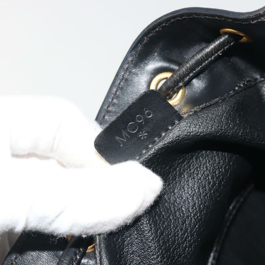 【日本直送】CELINE Macadam帆布肩背包 PVC皮革 黑色 金色 正品 191013A-11