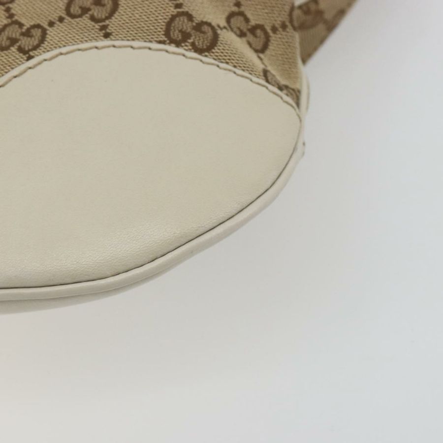 【日本直送】GUCCI GG帆布織帶雪莉系列精美手提包 米色 金色 257065 正品 193075V-7