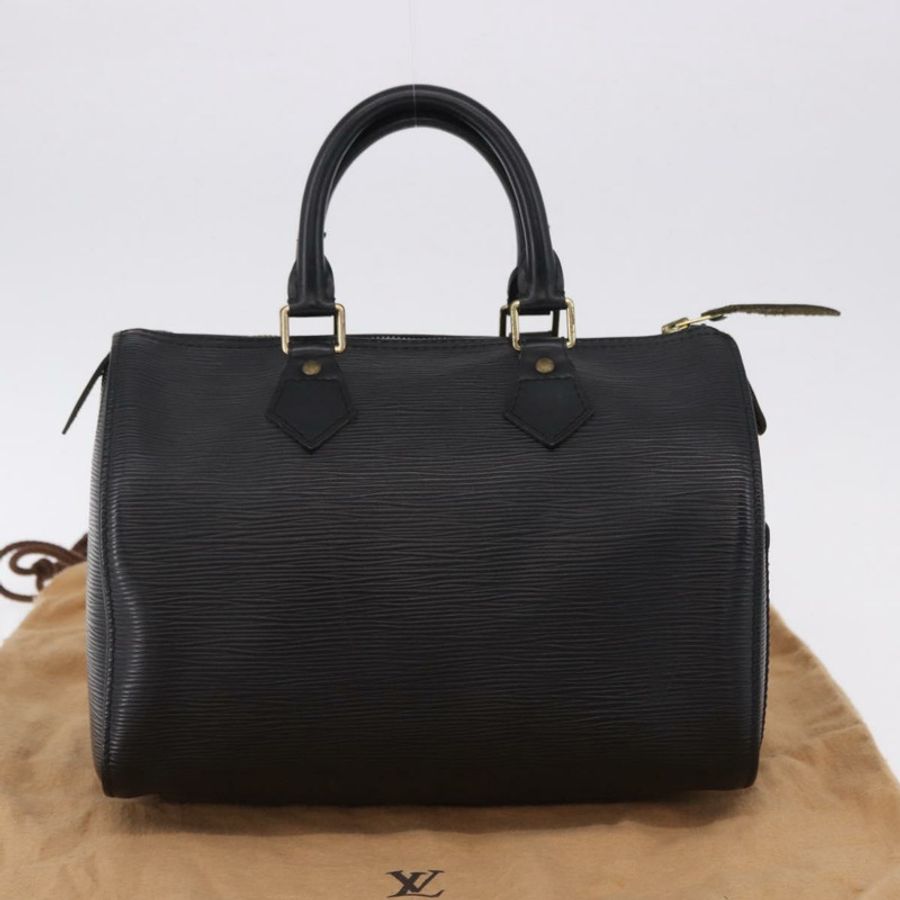 【日本直送】路易威登 Epi Speedy 25 手提包 黑色 M59042 LV 正品 193346V-11