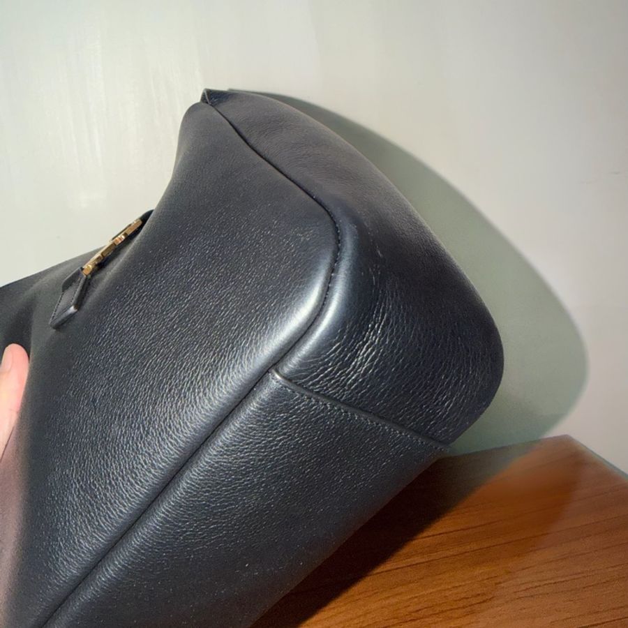 95新✨YSL 小號 Le 5 A 7 hobo黑金-2