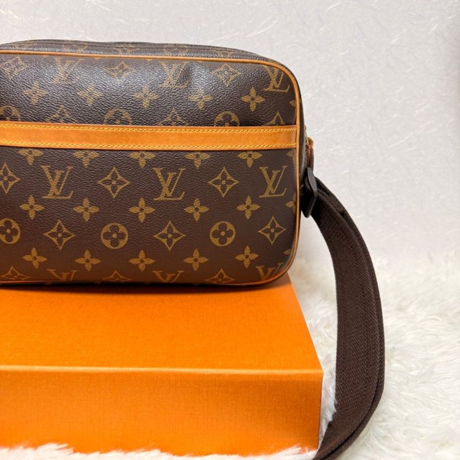 裝滿故事的LV原花 Louis Vuitton 小款層記者包 (LV Reporter PM)肩背包 斜背包-7