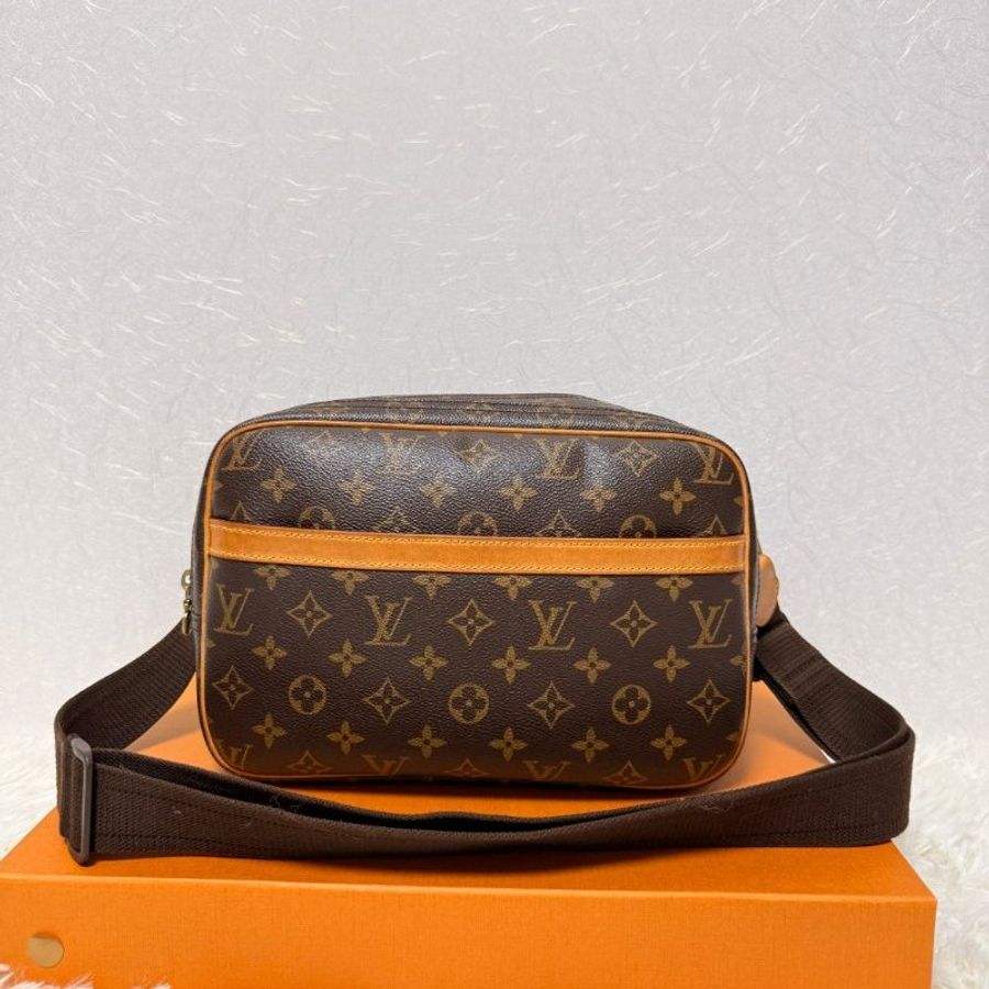 裝滿故事的LV原花 Louis Vuitton 小款層記者包 (LV Reporter PM)肩背包 斜背包-10