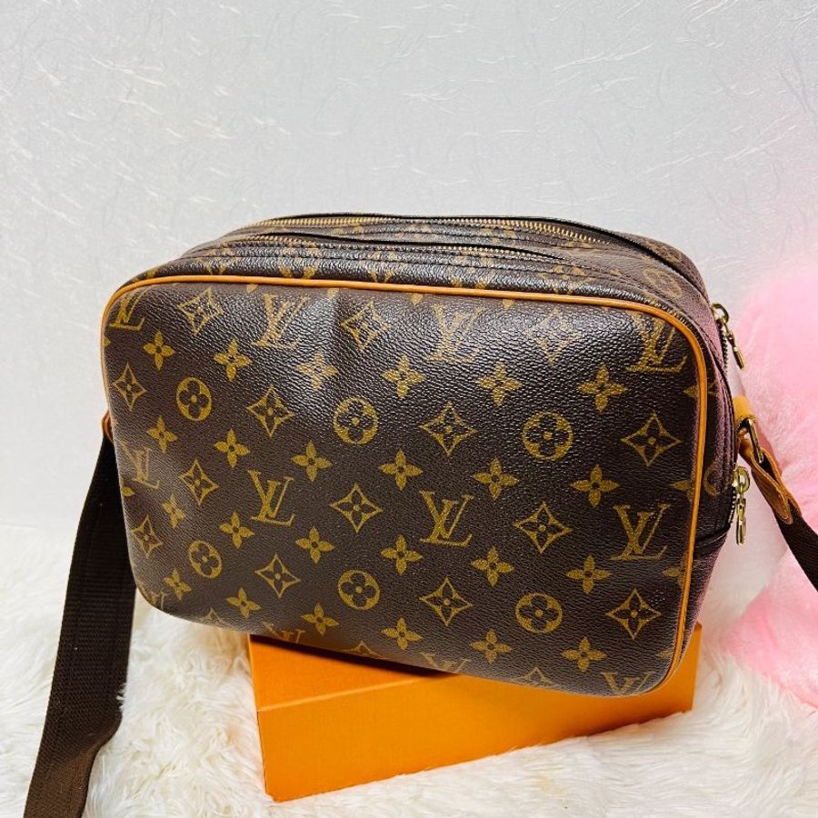 裝滿故事的LV原花 Louis Vuitton 小款層記者包 (LV Reporter PM)肩背包 斜背包-14