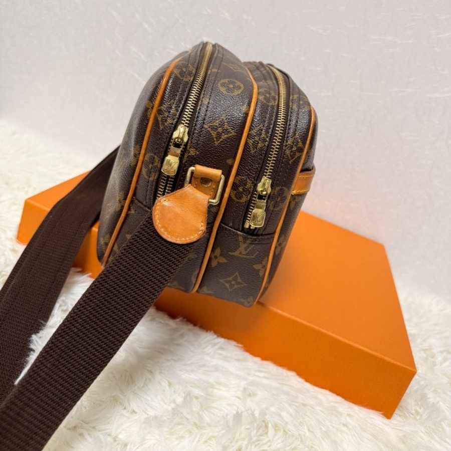 裝滿故事的LV原花 Louis Vuitton 小款層記者包 (LV Reporter PM)肩背包 斜背包-19