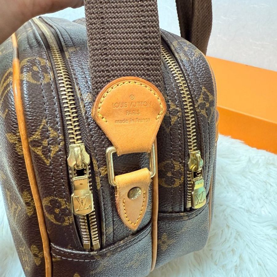 裝滿故事的LV原花 Louis Vuitton 小款層記者包 (LV Reporter PM)肩背包 斜背包-20