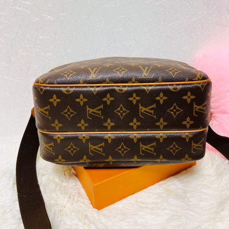 裝滿故事的LV原花 Louis Vuitton 小款層記者包 (LV Reporter PM)肩背包 斜背包-24
