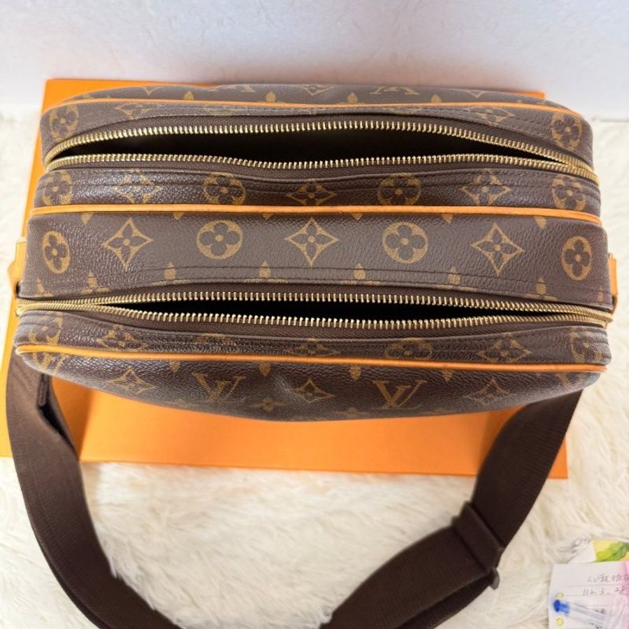 裝滿故事的LV原花 Louis Vuitton 小款層記者包 (LV Reporter PM)肩背包 斜背包-28