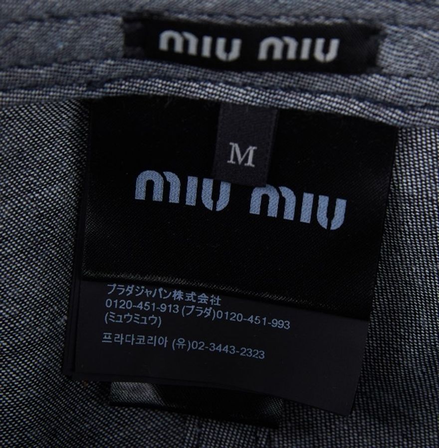 miumiu 絲絨棒球帽 抽繩棒球帽 軟帽 棒球帽-4