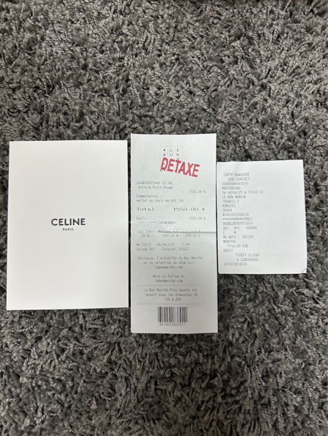 CELINE MARGO WOC 凱旋門老花鍊包/信封包-5