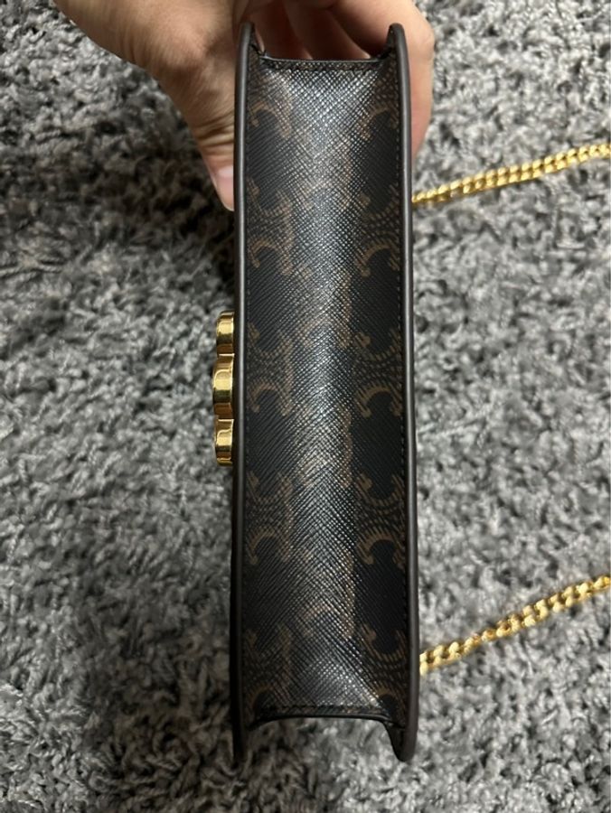 CELINE MARGO WOC 凱旋門老花鍊包/信封包-9