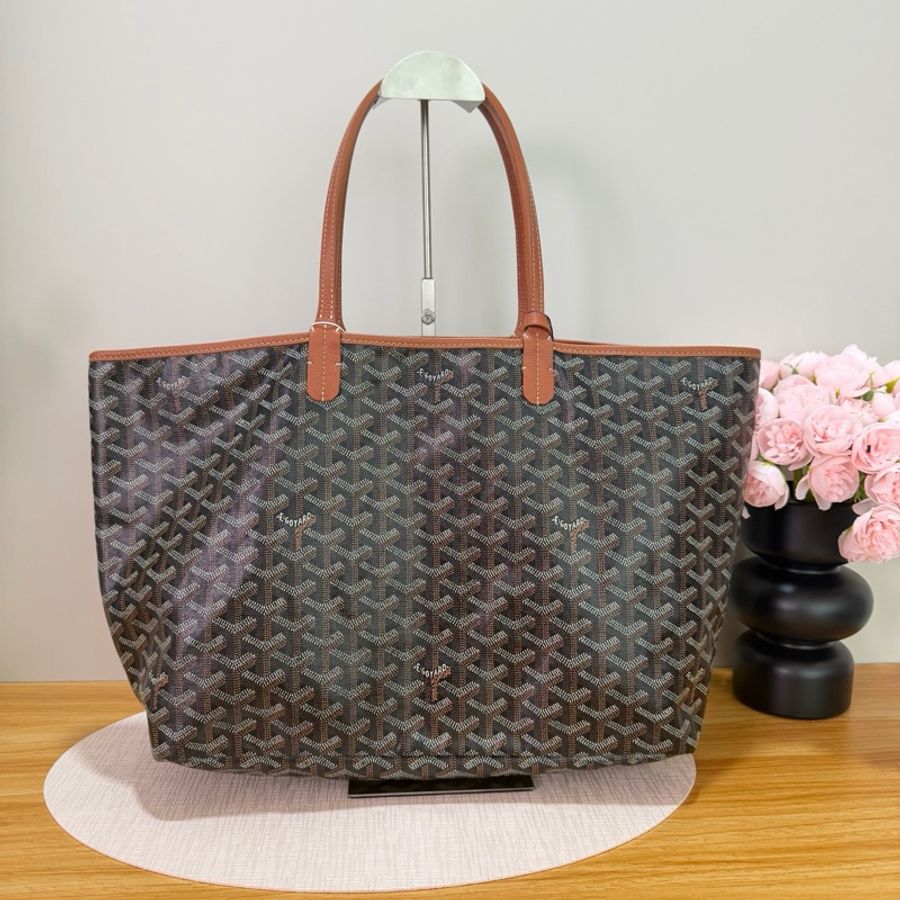 高雅德/Goyard ARTOIS中号包 棕色老花彩繪法鬥款-3