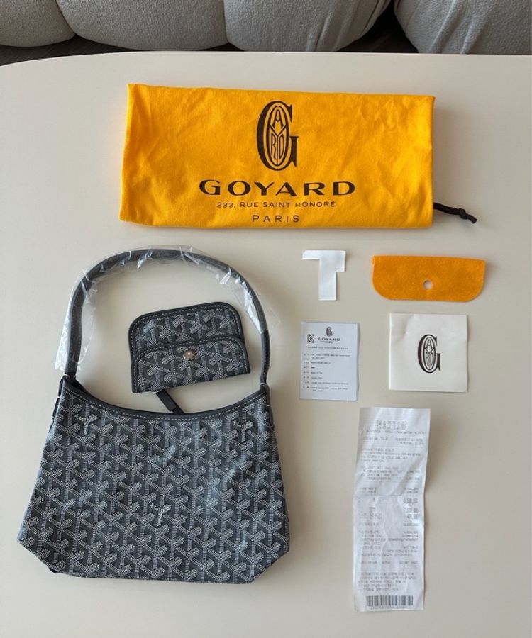 Goyard Mini hobo 灰色-8