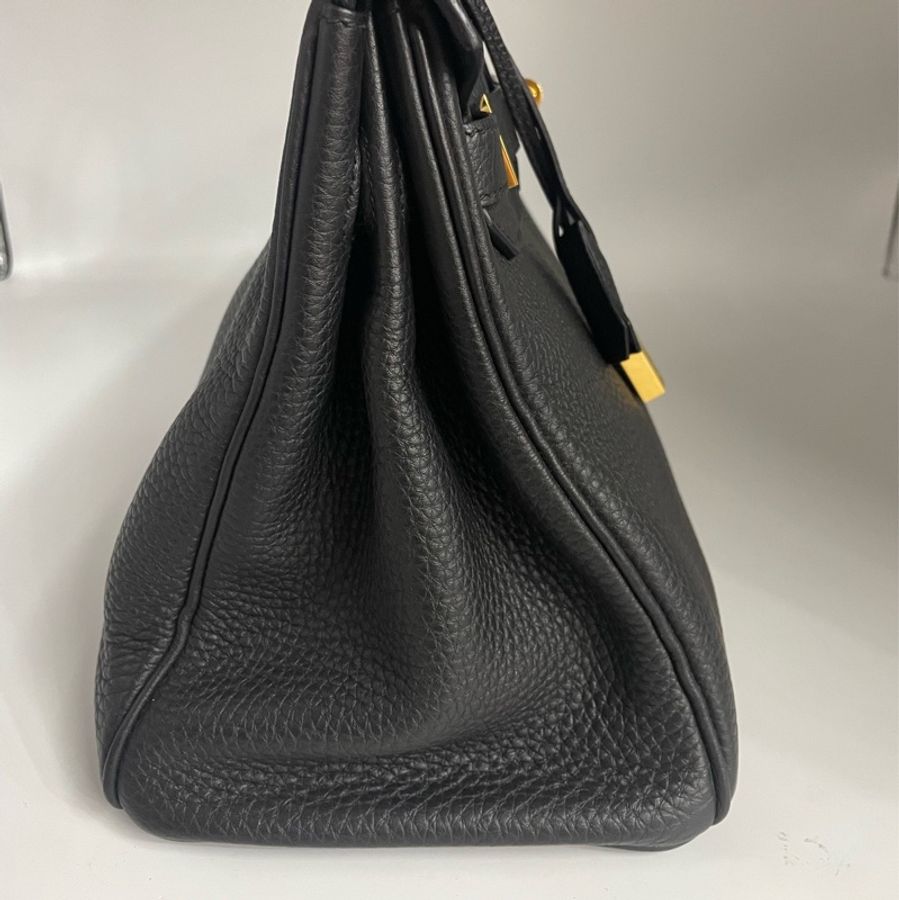 【售出展示💫拍下無效】Hermes/愛馬仕 Birkin30 黑金 手提包 铂金包-1
