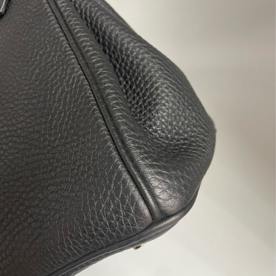 【售出展示💫拍下無效】Hermes/愛馬仕 Birkin30 黑金 手提包 铂金包-3