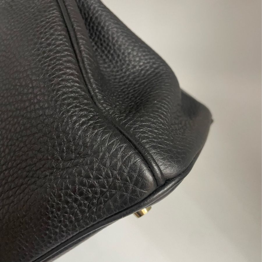 【售出展示💫拍下無效】Hermes/愛馬仕 Birkin30 黑金 手提包 铂金包-5