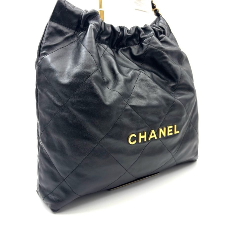 【售出展示💫拍下無效】Chanel/香奈兒 22Bag 黑金經典保值款 Full Set全齊-2