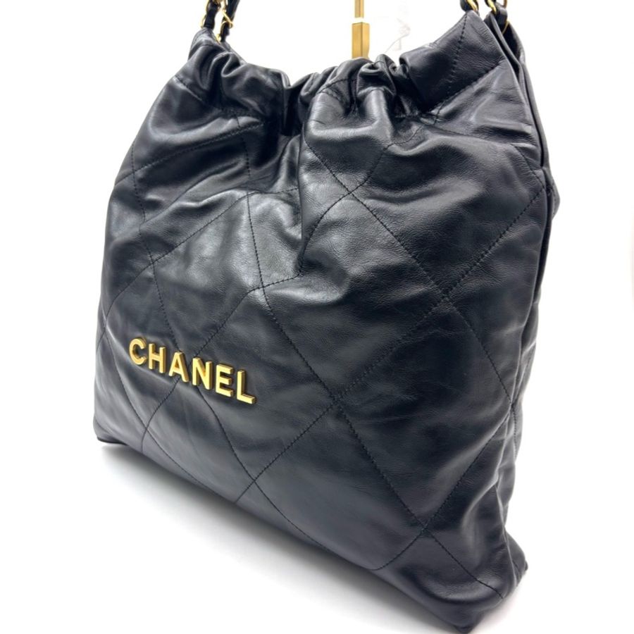 【售出展示💫拍下無效】Chanel/香奈兒 22Bag 黑金經典保值款 Full Set全齊-3