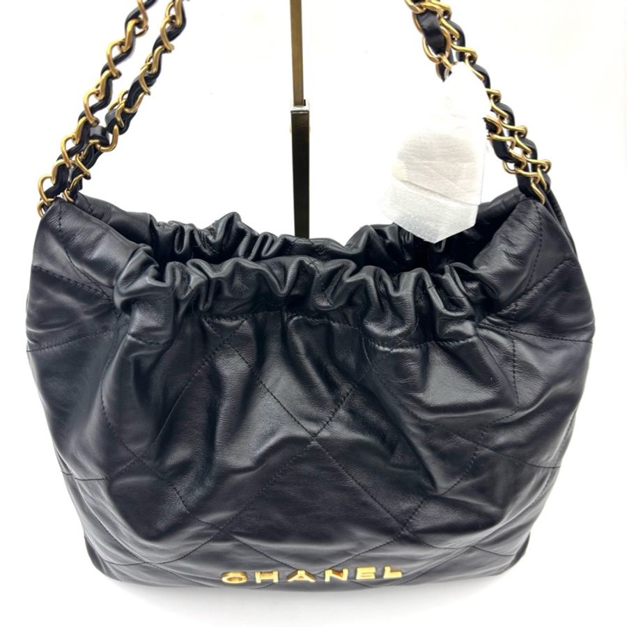【售出展示💫拍下無效】Chanel/香奈兒 22Bag 黑金經典保值款 Full Set全齊-4