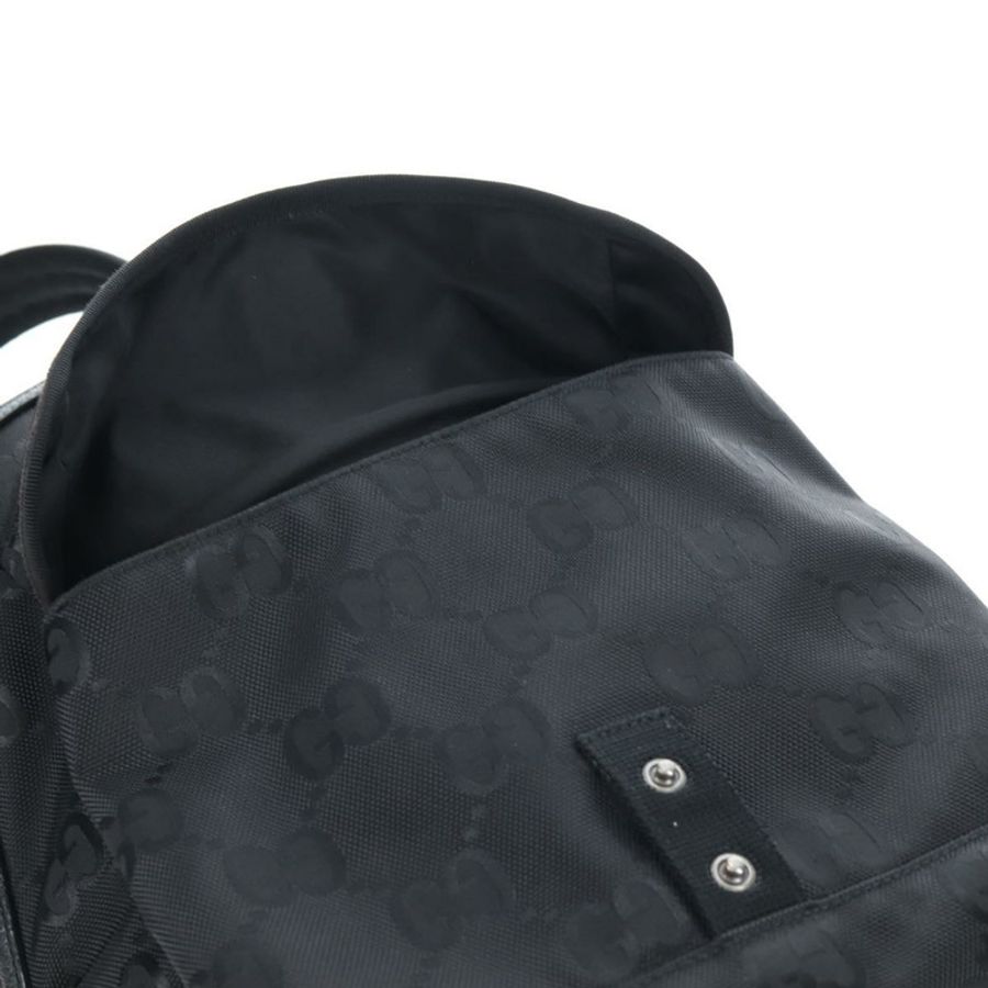 【日本直送】GUCCI GG帆布Off The Grid雙肩包,尼龍材質,黑色/銀色,貨號644992,正品編號192787M-22