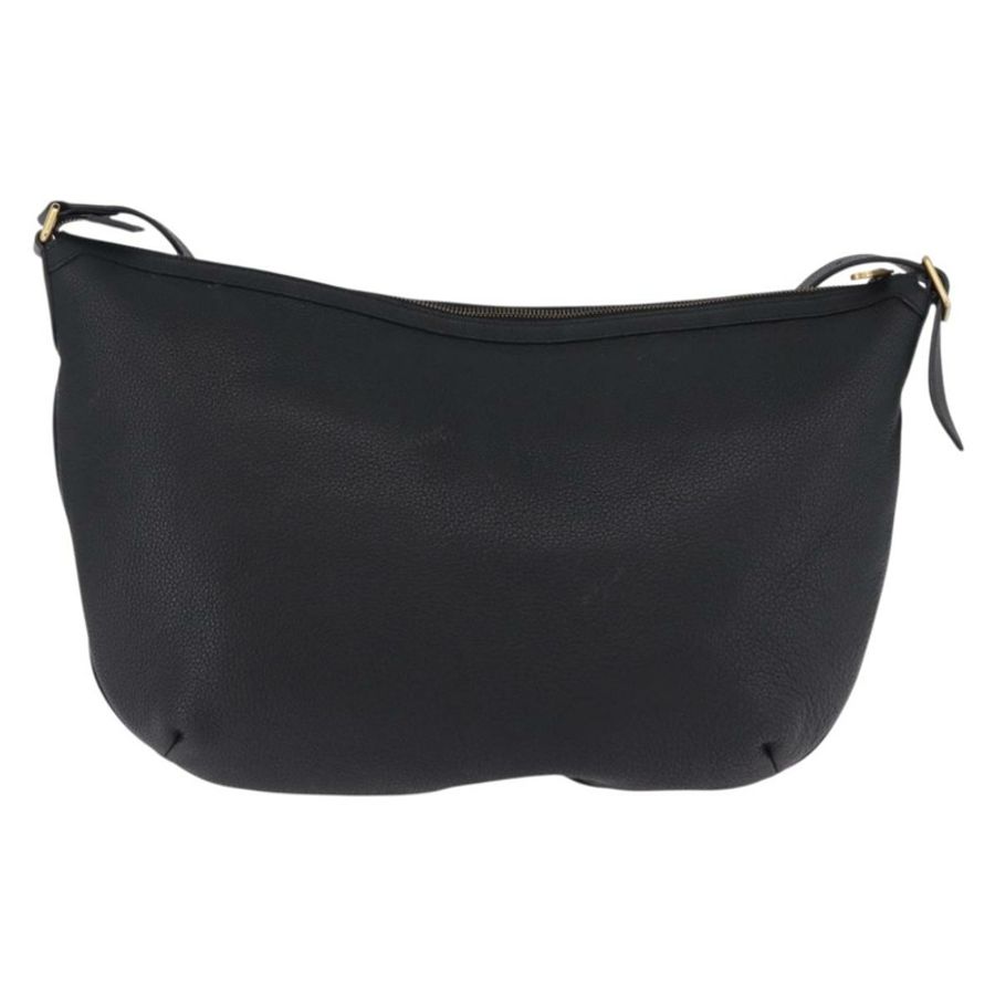 【日本直送】GUCCI 黑色金色皮革單肩包 523588 正品 192702A-1