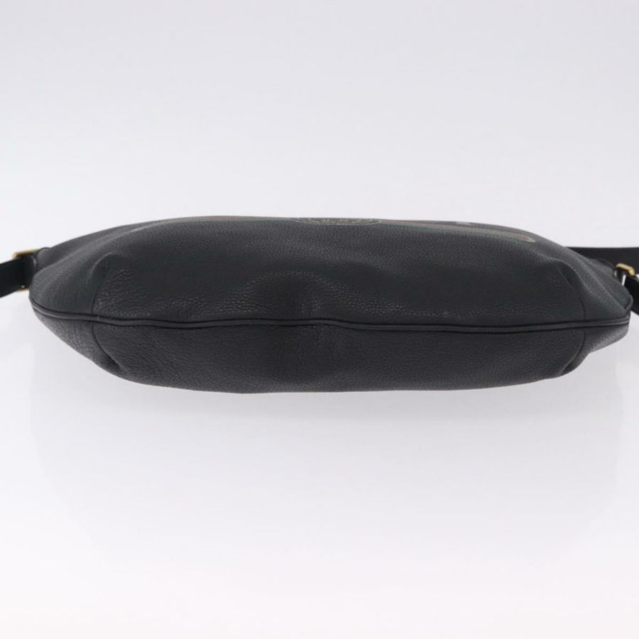 【日本直送】GUCCI 黑色金色皮革單肩包 523588 正品 192702A-4