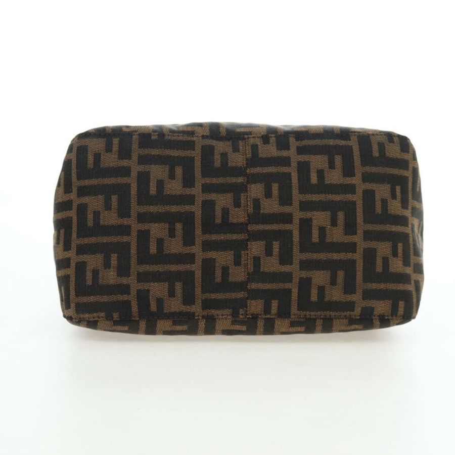 【日本直送】FENDI Zucca帆布Mamma Baguette單肩包 棕色/黑色 正品 192220V-4