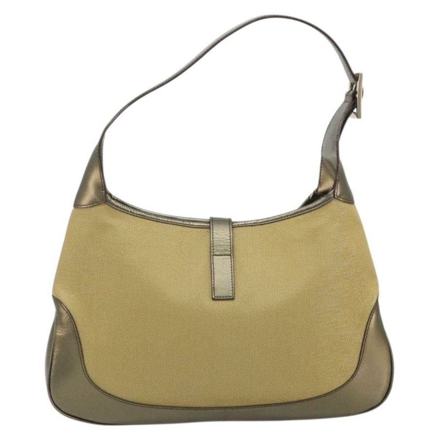 【日本直送】GUCCI GG帆布Jackie Sherry系列手提包 金色 001 3306 正品 192254V-1