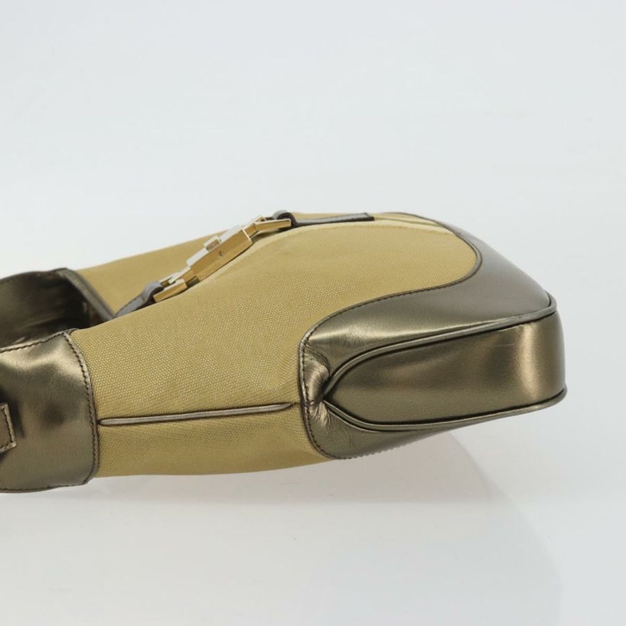 【日本直送】GUCCI GG帆布Jackie Sherry系列手提包 金色 001 3306 正品 192254V-3